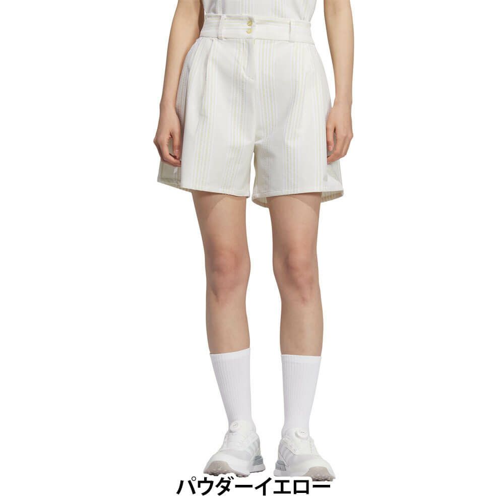 アディダス adidas　レディース シアサッカー ショートパンツ KTI80　2025年モデル 詳細2