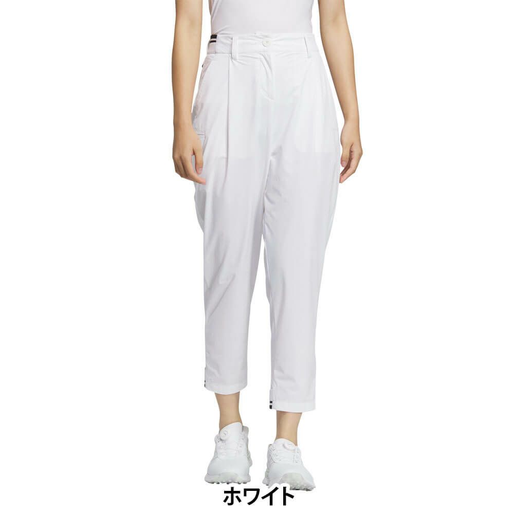 アディダス adidas　レディース ビヨンド ザ コース EX-stretch active 撥水 サイドポケット ルーズフィット アンクルパンツ KTN30　2025年モデル 詳細2