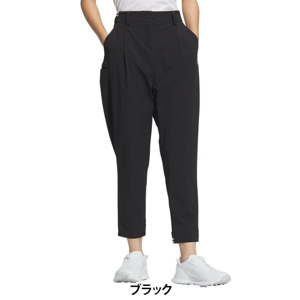 アディダス adidas　レディース ビヨンド ザ コース EX-stretch active 撥水 サイドポケット ルーズフィット アンクルパンツ KTN30　2025年モデル 詳細7