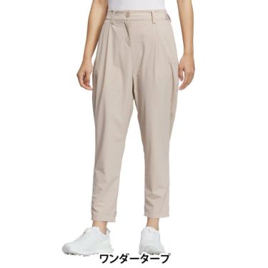 アディダス adidas　レディース ビヨンド ザ コース EX-stretch active 撥水 サイドポケット ルーズフィット アンクルパンツ KTN30　2025年モデル 詳細12