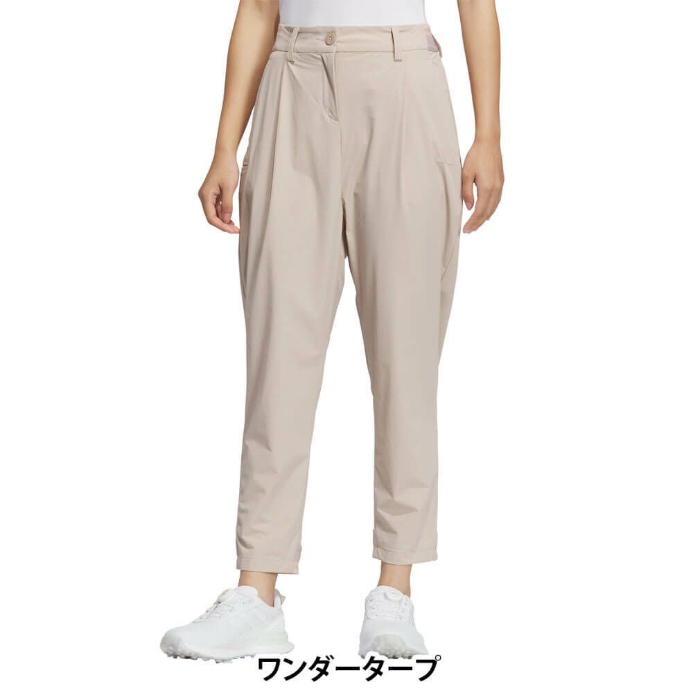 アディダス adidas　レディース ビヨンド ザ コース EX-stretch active 撥水 サイドポケット ルーズフィット アンクルパンツ KTN30　2025年モデル 詳細12