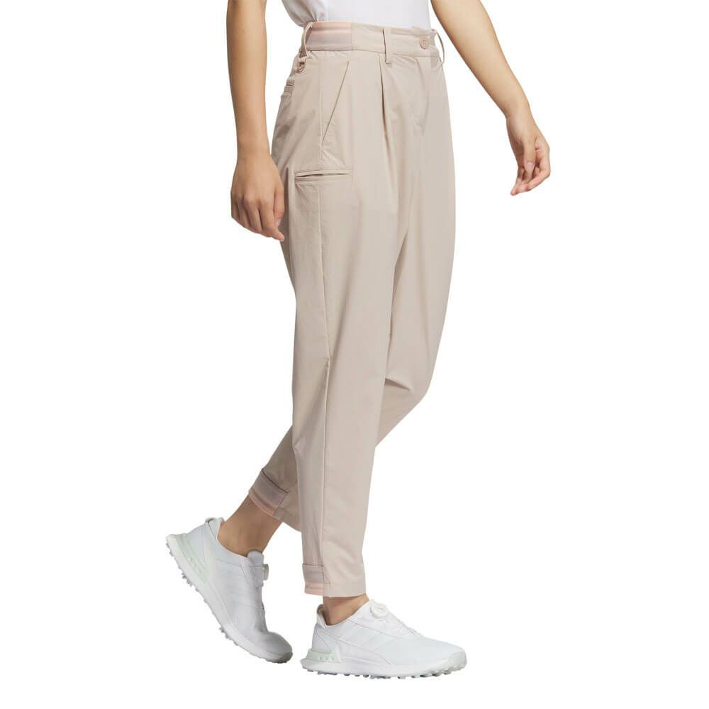 アディダス adidas　レディース ビヨンド ザ コース EX-stretch active 撥水 サイドポケット ルーズフィット アンクルパンツ KTN30　2025年モデル 詳細14