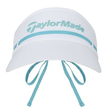 テーラーメイド TaylorMade　レディース リボン サンバイザー UN579 M16985 ホワイト/ターコイズ　2025年モデル 詳細3