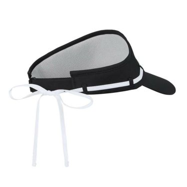 テーラーメイド TaylorMade　レディース リボン サンバイザー UN579 M16986 ブラック　2025年モデル 詳細2