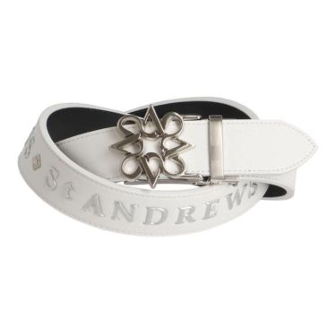 セントアンドリュース St ANDREWS　ユニセックス ケルトバックル ベルト 042-5982201 030 ホワイト　2025年モデル ホワイト
