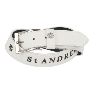 セントアンドリュース St ANDREWS　ユニセックス ケルトロゴ ベルト 042-5982251 030 ホワイト　2025年モデル ホワイト