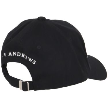 セントアンドリュース St ANDREWS　ユニセックス ロゴデザイン キャップ 042-5987251 010 ブラック　2025年モデル 詳細2