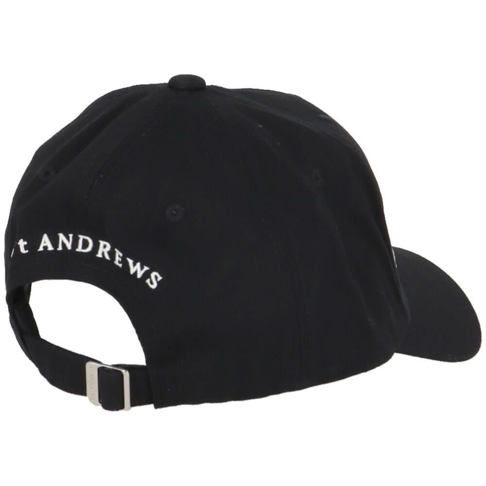 セントアンドリュース St ANDREWS　ユニセックス ロゴデザイン キャップ 042-5987251 010 ブラック　2025年モデル 詳細2