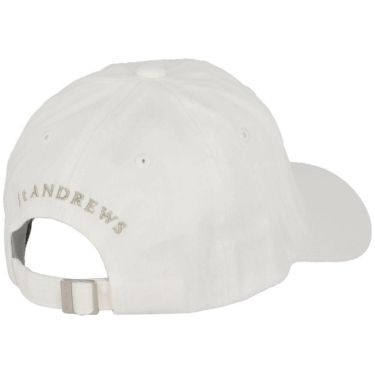 セントアンドリュース St ANDREWS　ユニセックス テディベア刺繍 キャップ 042-5987331 030 ホワイト　2025年モデル 詳細2