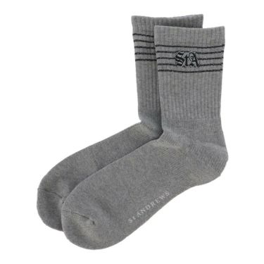 セントアンドリュース St ANDREWS　レディース 5本線 ショートソックス 042-5186254 020 グレー　2025年モデル グレー