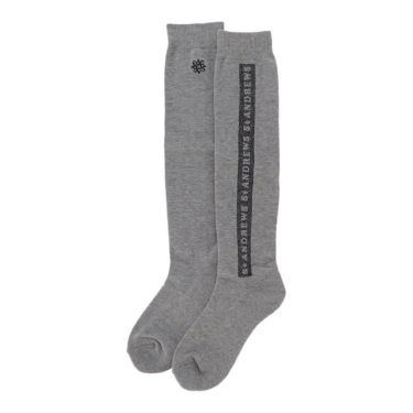 セントアンドリュース St ANDREWS　レディース ラインロゴ ハイソックス 042-5186256 020 グレー　2025年モデル グレー