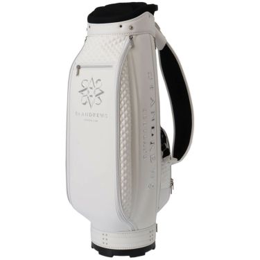 セントアンドリュース St ANDREWS　スリムカート型 ピラミッドエンボス キャディバッグ 042-5980301 030 ホワイト　2025年モデル 詳細2