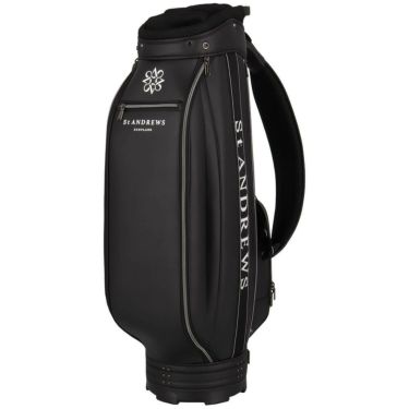 セントアンドリュース St ANDREWS　スリムカート型 ジャガードロゴテープ キャディバッグ 042-5980302 010 ブラック　2025年モデル 詳細2
