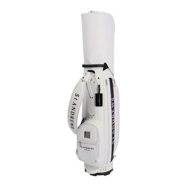 セントアンドリュース St ANDREWS　スリムカート型 ジャガードロゴテープ キャディバッグ 042-5980302 030 ホワイト　2025年モデル 詳細1