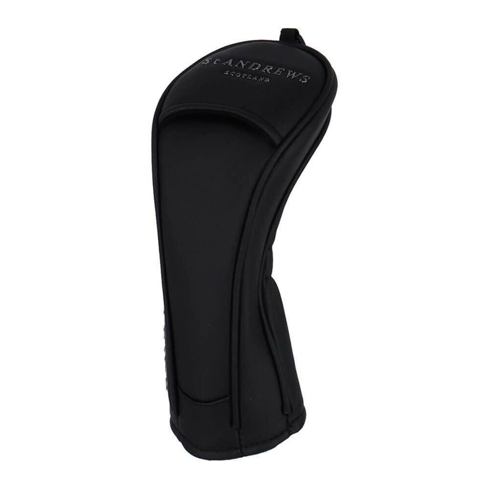 セントアンドリュース St ANDREWS　マットPU ヘッドカバー ユーティリティ用 042-5984303 010 ブラック　2025年モデル 詳細1