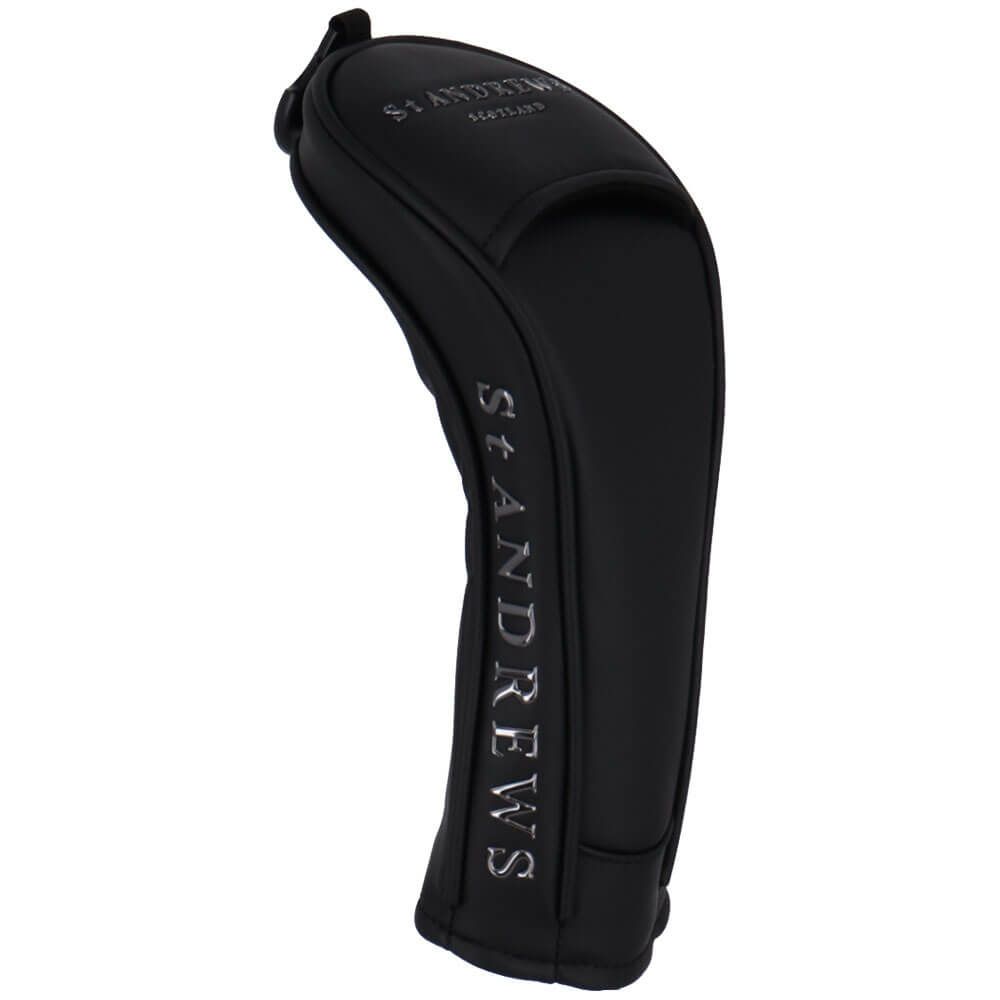 セントアンドリュース St ANDREWS　マットPU ヘッドカバー ユーティリティ用 042-5984303 010 ブラック　2025年モデル 詳細3