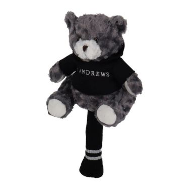 セントアンドリュース St ANDREWS　テディベア ドライバー用 ヘッドカバー 042-5984321 020 グレー　2025年モデル 詳細1