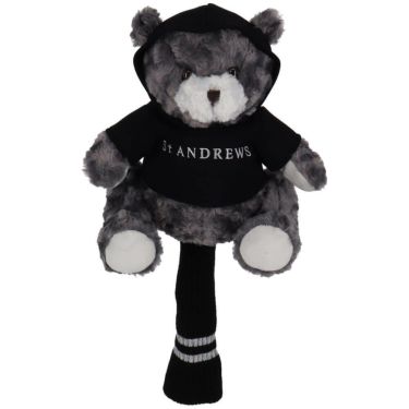 セントアンドリュース St ANDREWS　テディベア ドライバー用 ヘッドカバー 042-5984321 020 グレー　2025年モデル 詳細3