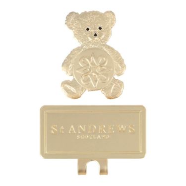 セントアンドリュース St ANDREWS　テディベア クリップマーカー 042-5984327 170 ゴールド　2025年モデル ゴールド
