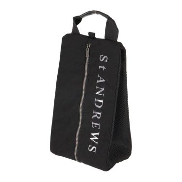 セントアンドリュース St ANDREWS　ロゴデザイン シューズケース 042-5984353 010 ブラック　2025年モデル 詳細1