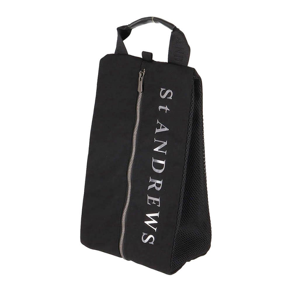 セントアンドリュース St ANDREWS　ロゴデザイン シューズケース 042-5984353 010 ブラック　2025年モデル 詳細1