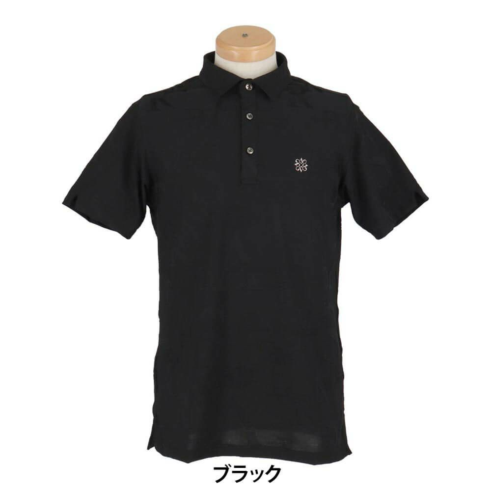 セントアンドリュース St ANDREWS　メンズ コンセプト柄 ロゴジャガード 半袖 ポロシャツ 042-5160351　2025年モデル 詳細2