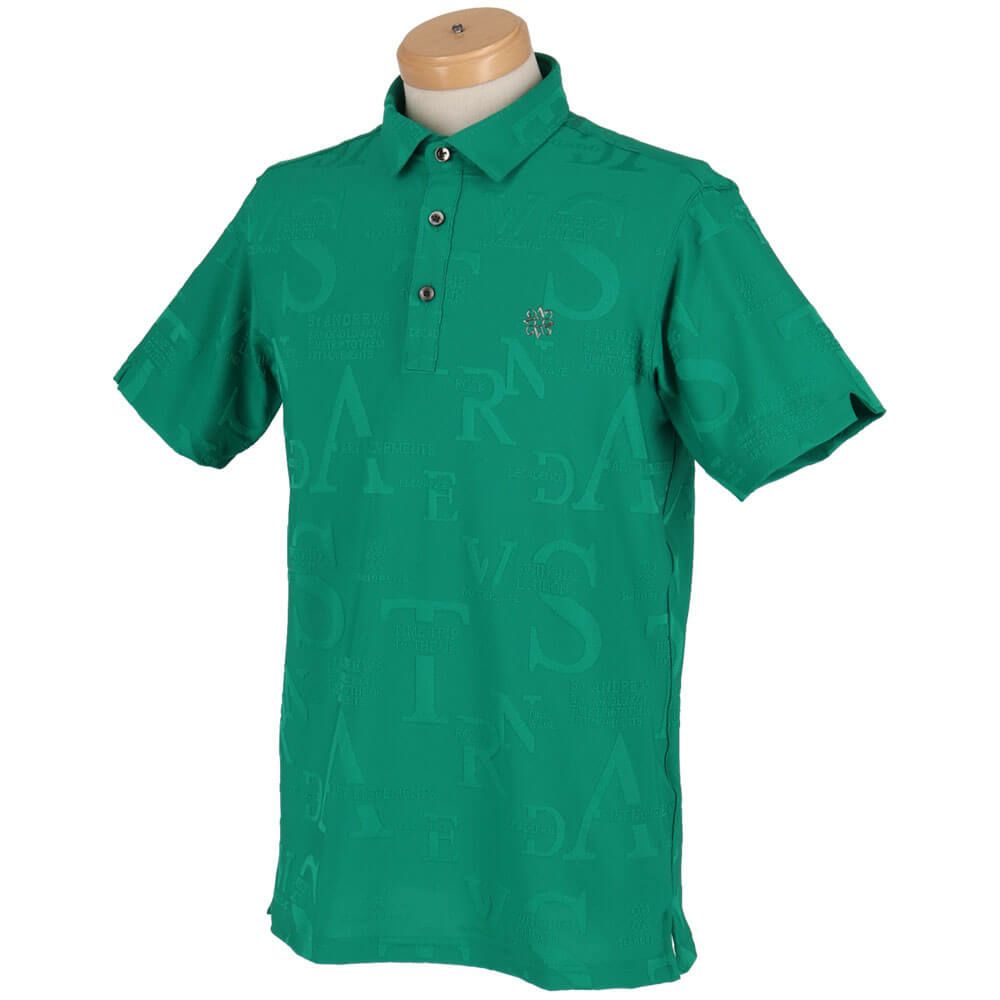 セントアンドリュース St ANDREWS　メンズ コンセプト柄 ロゴジャガード 半袖 ポロシャツ 042-5160351　2025年モデル 詳細10