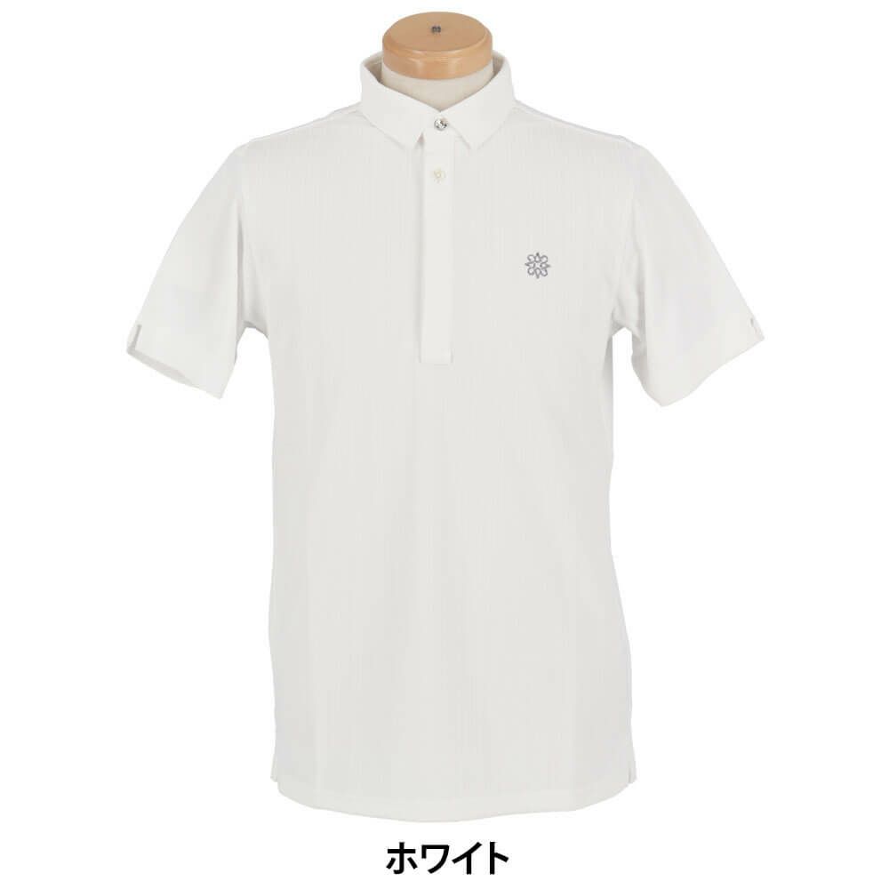 セントアンドリュース St ANDREWS　メンズ ハイゲージ ストライプ 半袖 ポロシャツ 042-5160553　2025年モデル 詳細2