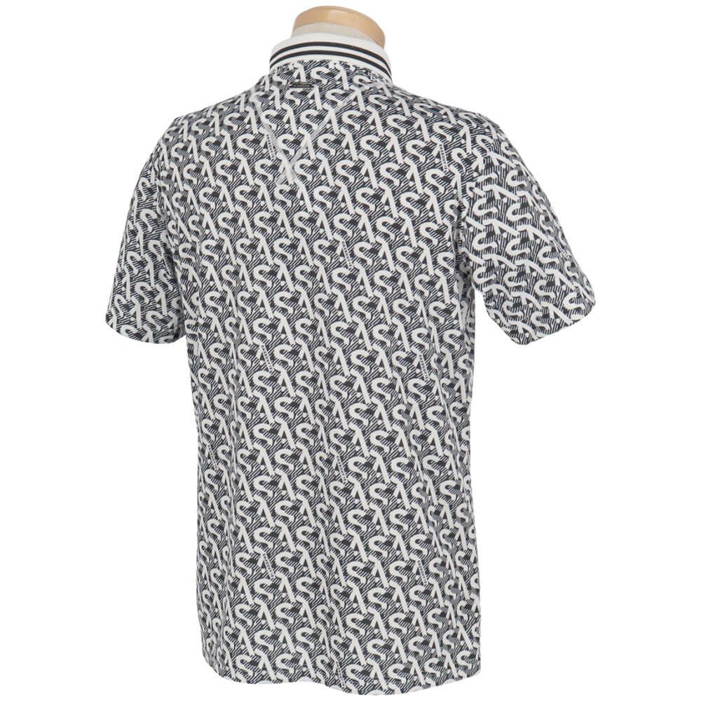 セントアンドリュース St ANDREWS　メンズ モノグラム柄 半袖 ポロシャツ 042-5160555　2025年モデル 詳細3