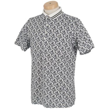 セントアンドリュース St ANDREWS　メンズ モノグラム柄 半袖 ポロシャツ 042-5160555　2025年モデル 詳細4