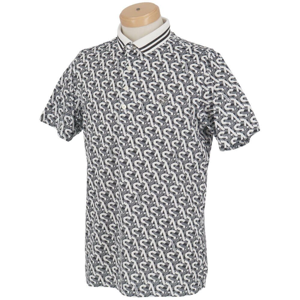 セントアンドリュース St ANDREWS　メンズ モノグラム柄 半袖 ポロシャツ 042-5160555　2025年モデル 詳細4