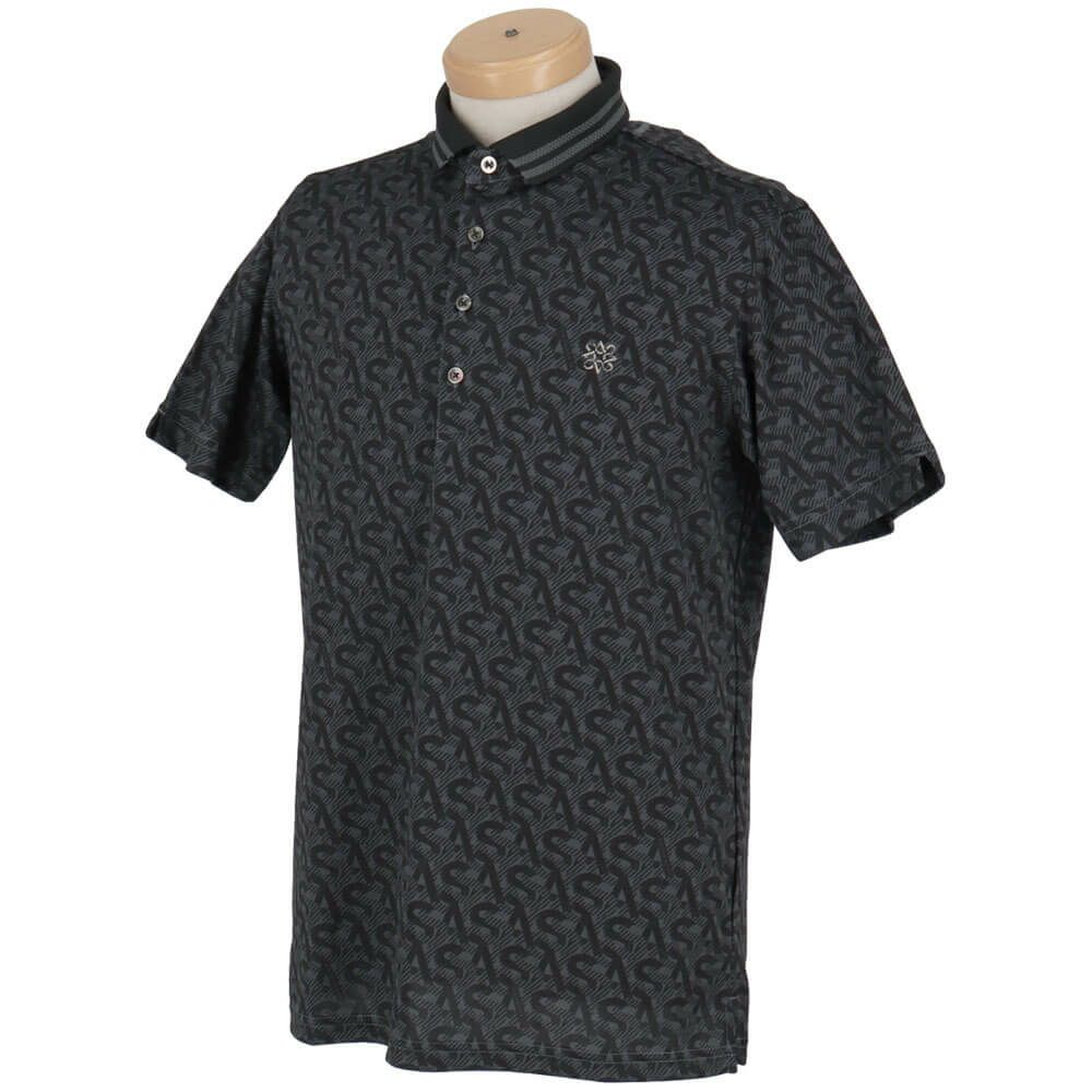 セントアンドリュース St ANDREWS　メンズ モノグラム柄 半袖 ポロシャツ 042-5160555　2025年モデル 詳細7