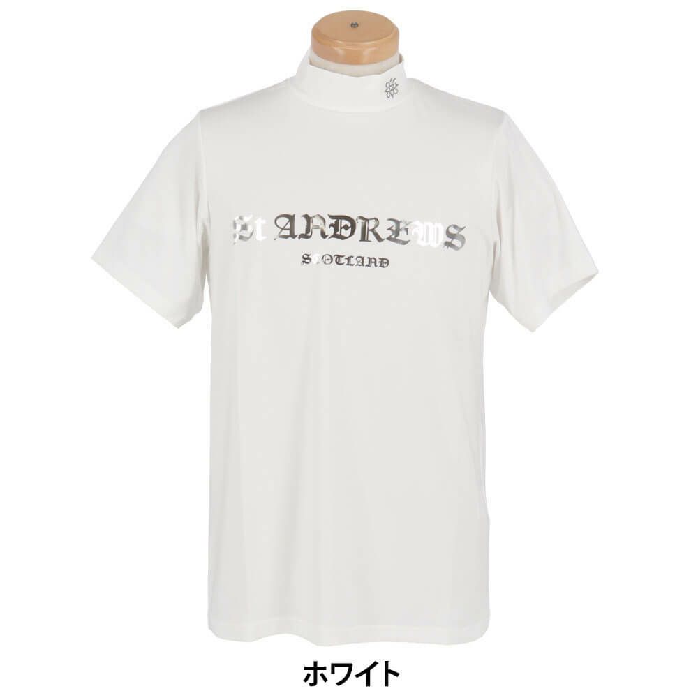 セントアンドリュース St ANDREWS　メンズ ベア天竺 半袖 ハイネックシャツ 042-5167351　2025年モデル 詳細5