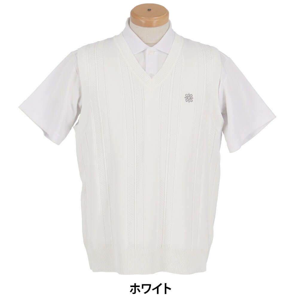 セントアンドリュース St ANDREWS　メンズ Vネック ニットベスト 042-5173251　2025年モデル 詳細5