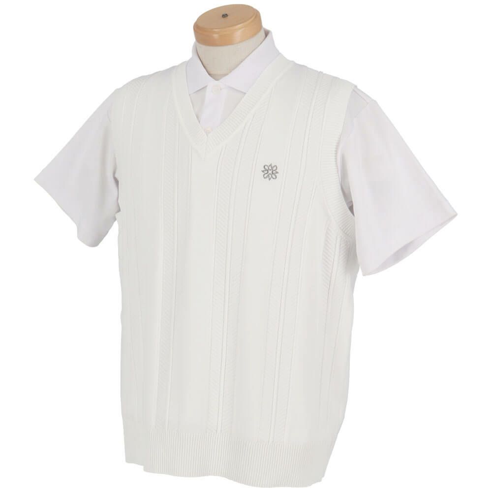 セントアンドリュース St ANDREWS　メンズ Vネック ニットベスト 042-5173251　2025年モデル 詳細7