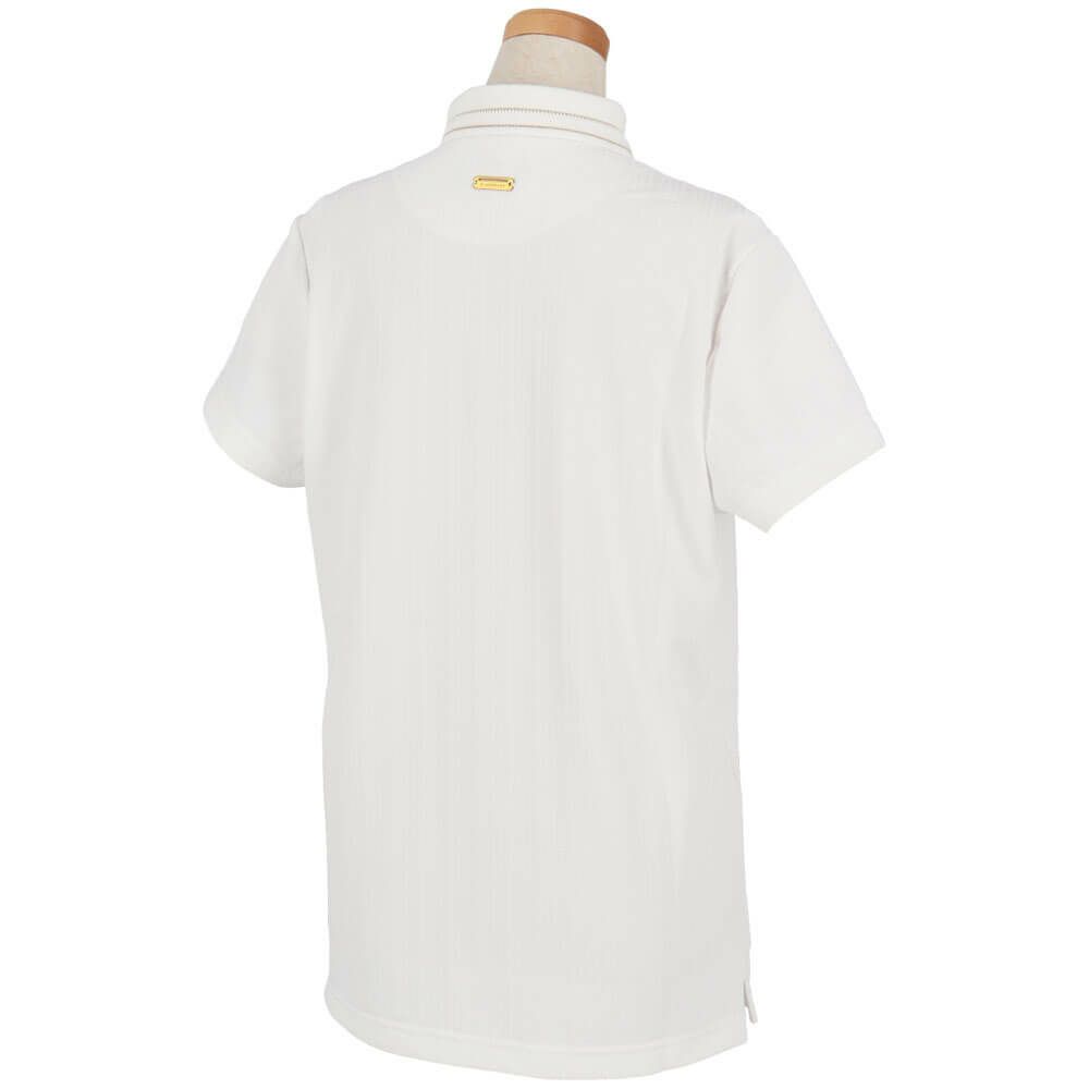 セントアンドリュース St ANDREWS　レディース ハイゲージ ストライプ 半袖 ポロシャツ 043-5160554　2025年モデル 詳細3