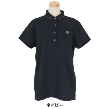 セントアンドリュース St ANDREWS　レディース ハイゲージ ストライプ 半袖 ポロシャツ 043-5160554　2025年モデル 詳細8