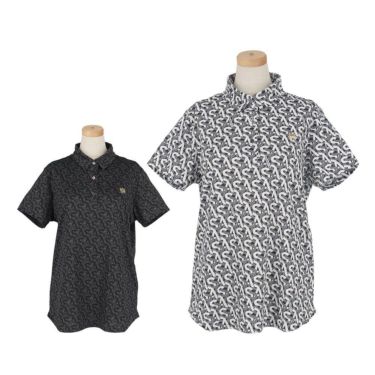 セントアンドリュース St ANDREWS　レディース モノグラム柄 半袖 ポロシャツ 043-5160556　2025年モデル 詳細1