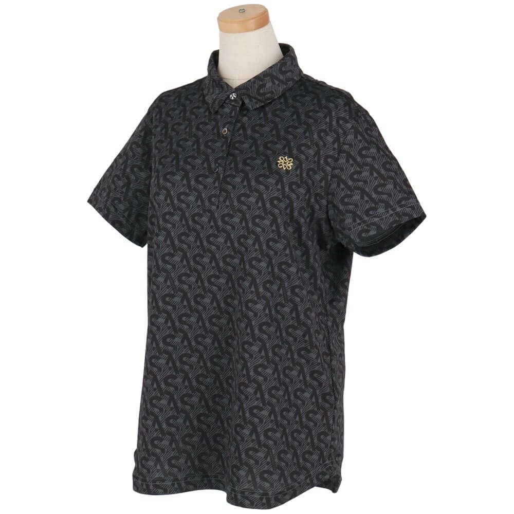 セントアンドリュース St ANDREWS　レディース モノグラム柄 半袖 ポロシャツ 043-5160556　2025年モデル 詳細4