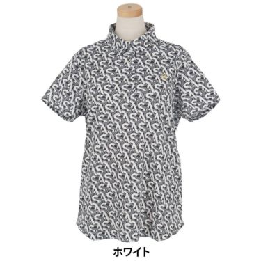 セントアンドリュース St ANDREWS　レディース モノグラム柄 半袖 ポロシャツ 043-5160556　2025年モデル 詳細5