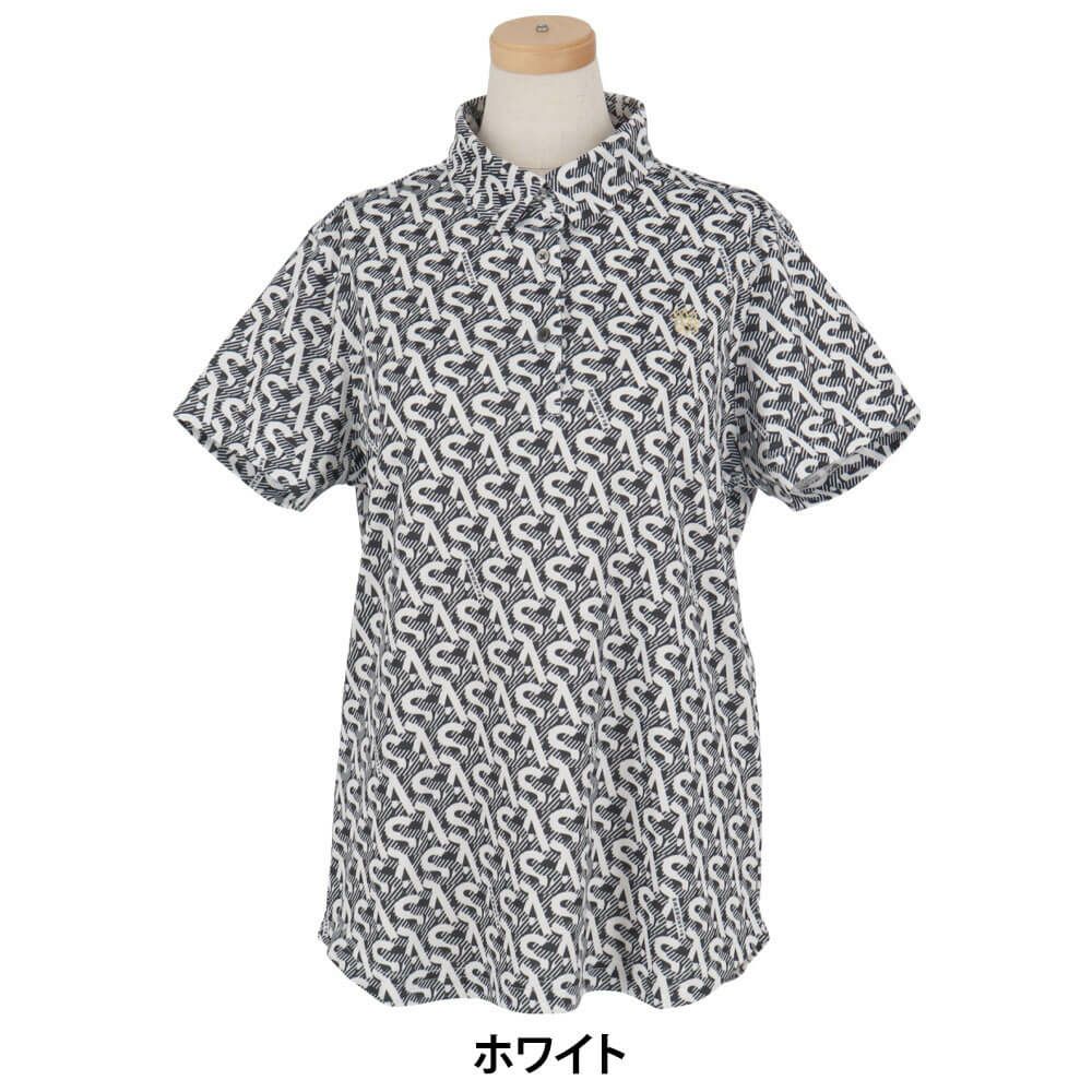 セントアンドリュース St ANDREWS　レディース モノグラム柄 半袖 ポロシャツ 043-5160556　2025年モデル 詳細5