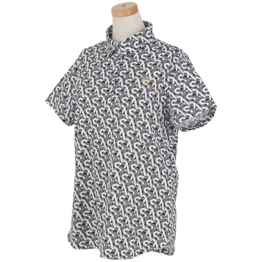 セントアンドリュース St ANDREWS　レディース モノグラム柄 半袖 ポロシャツ 043-5160556　2025年モデル 詳細7