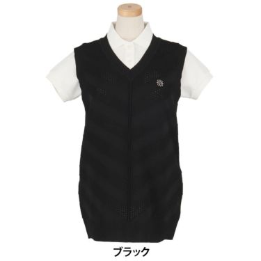 セントアンドリュース St ANDREWS　レディース Vネック ニットベスト 043-5173252　2025年モデル 詳細2