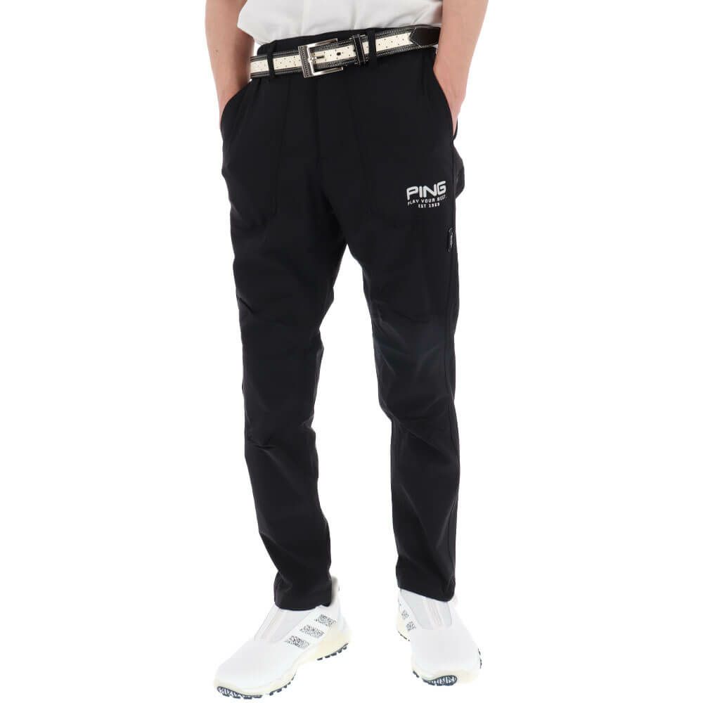 ピン PING　メンズ ロゴデザイン 全方向ストレッチ ドビー テーパード ロングパンツ 621-5131101　2025年モデル 詳細4