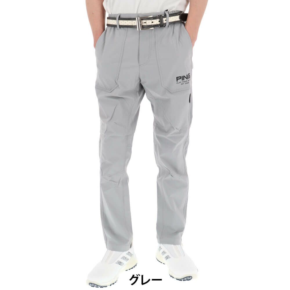 ピン PING　メンズ ロゴデザイン 全方向ストレッチ ドビー テーパード ロングパンツ 621-5131101　2025年モデル 詳細5