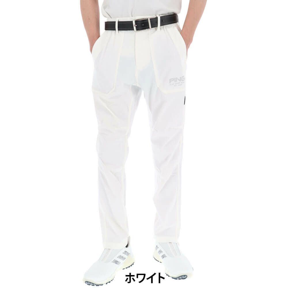 ピン PING　メンズ ロゴデザイン 全方向ストレッチ ドビー テーパード ロングパンツ 621-5131101　2025年モデル 詳細8