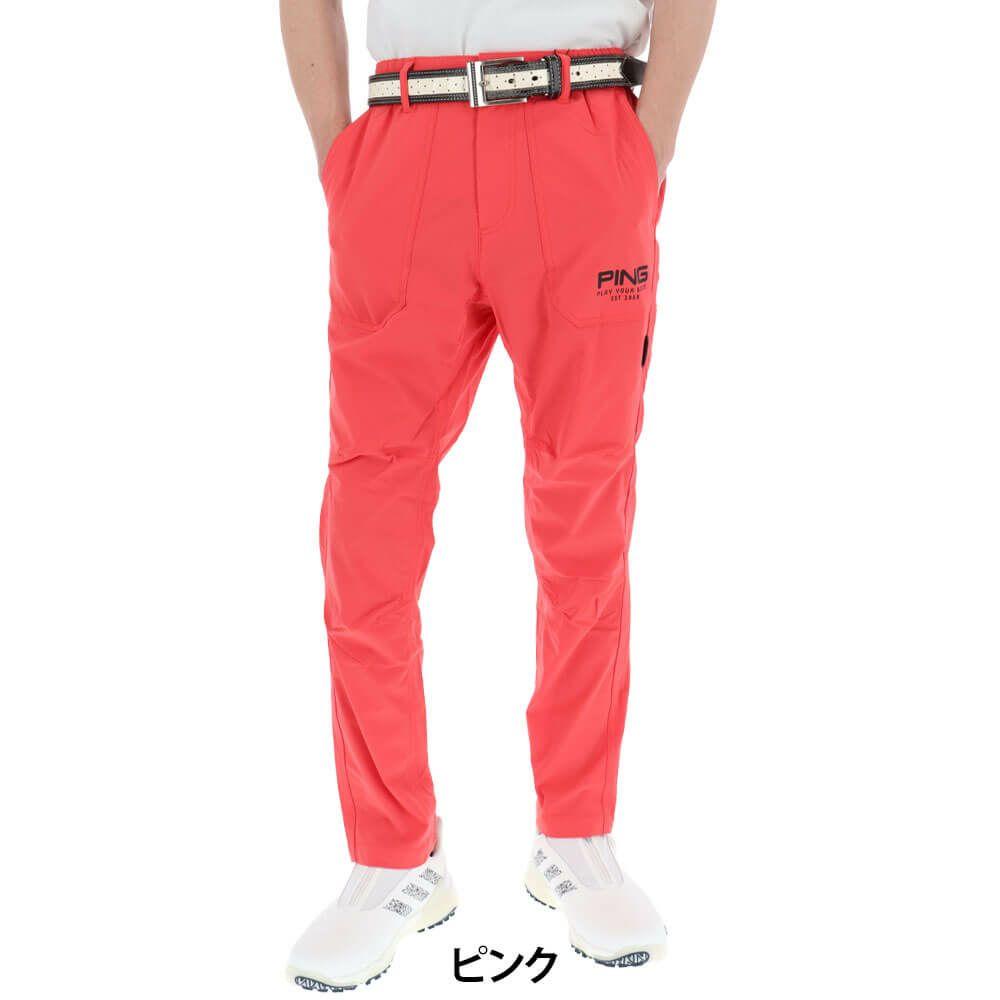 ピン PING　メンズ ロゴデザイン 全方向ストレッチ ドビー テーパード ロングパンツ 621-5131101　2025年モデル 詳細11