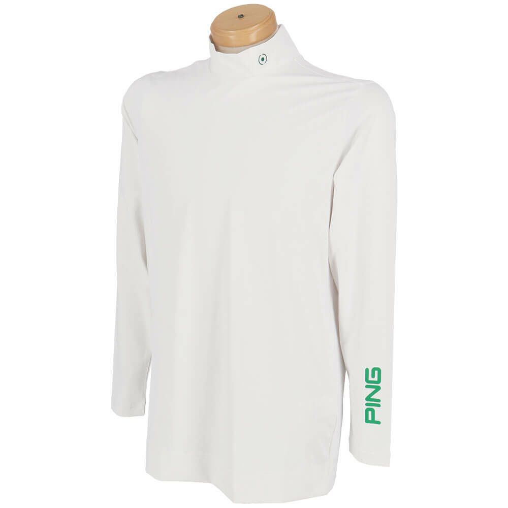 ピン PING　メンズ 半袖 ポロシャツ & 天竺長袖 ハイネックインナーシャツ レイヤード ツインセット 621-5160205　2025年モデル 詳細7