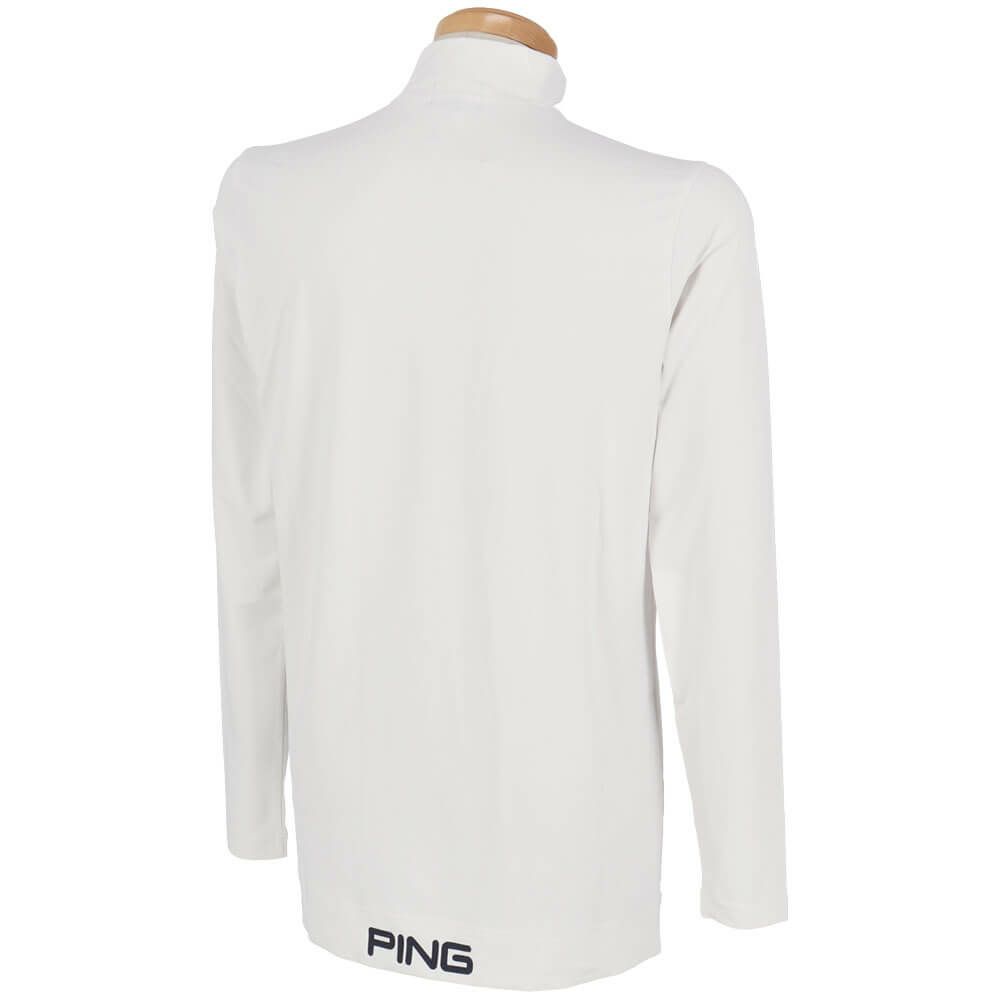 ピン PING　メンズ 半袖 ポロシャツ & 天竺長袖 ハイネックインナーシャツ レイヤード ツインセット 621-5160205　2025年モデル 詳細12