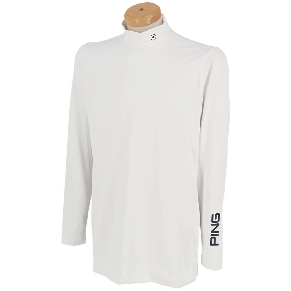 ピン PING　メンズ 半袖 ポロシャツ & 天竺長袖 ハイネックインナーシャツ レイヤード ツインセット 621-5160205　2025年モデル 詳細13
